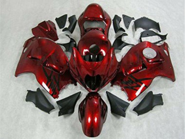1996-2007 Red Black Suzuki GSXR 1300 Hayabusa Motorcycle Fairing UK