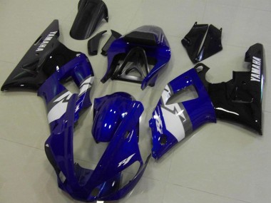 2000-2001 Blue White Black Yamaha YZF R1 Motorcycle Fairings UK
