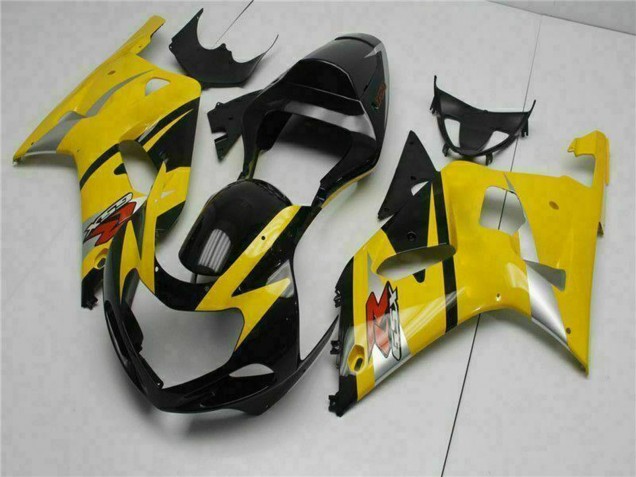 2001-2003 Yellow Black Suzuki GSXR 600/750 Motorcycle Fairings UK