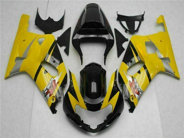 2001-2003 Yellow Black Suzuki GSXR 600/750 Motorcycle Fairings UK