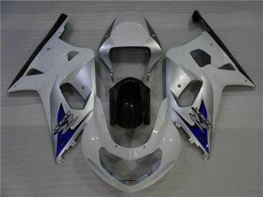 2001-2003 White Silver Blue Black Suzuki GSXR 600/750 Motorcycle Fairings UK