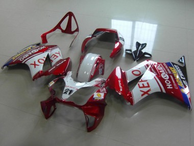 2002-2013 White Red Blue Xerox 21 Honda VFR 800 Motorcycle Fairings UK