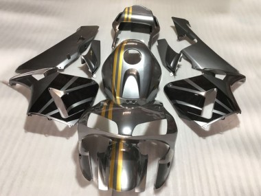 2003-2004 Silver Gold Glossy Black Honda CBR600RR Motorcycle Fairings UK