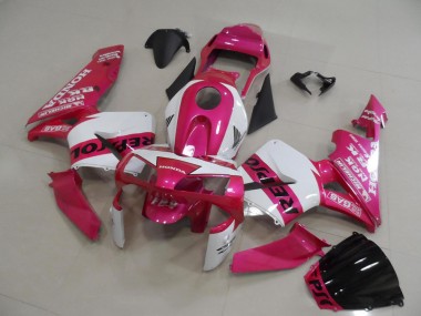 2003-2004 White Pink Black Repsol Honda CBR600RR Motorcycle Fairings UK