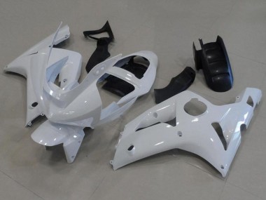 2003-2004 White Kawasaki ZX6R Motorcycle Fairings UK