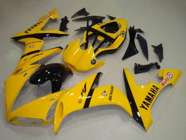 2004-2006 Yellow Glossy Black Yamaha YZF R1 Motorcycle Fairing UK