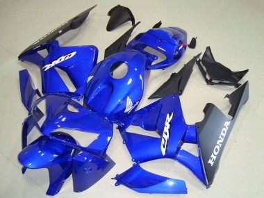 2005-2006 Blue Black White Decal Honda CBR600RR Motorcycle Fairings UK