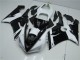 2005-2006 White Glossy Black Kawasaki ZX6R Motorcycle Fairings UK