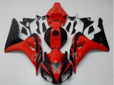 2006-2007 Red Glossy Black Honda CBR1000RR Motorcycle Fairings Kits UK