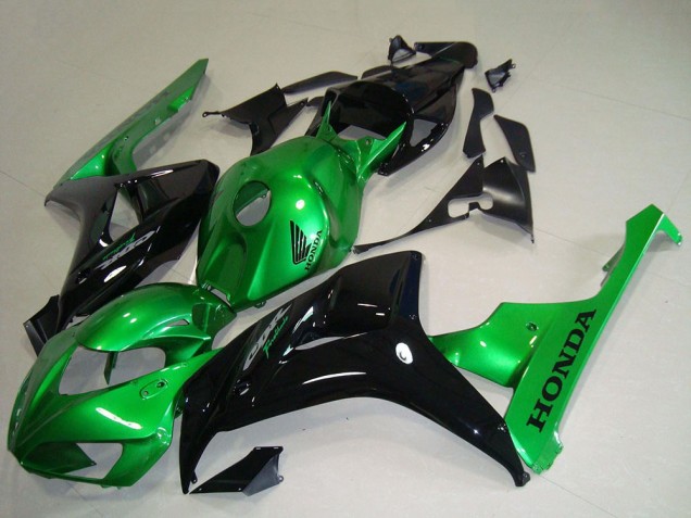 2006-2007 Green Glossy Black Honda CBR1000RR Motorcycle Fairings UK
