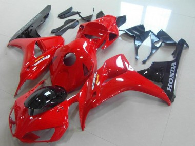 2006-2007 Red Glossy Black Honda CBR1000RR Bike Fairings UK