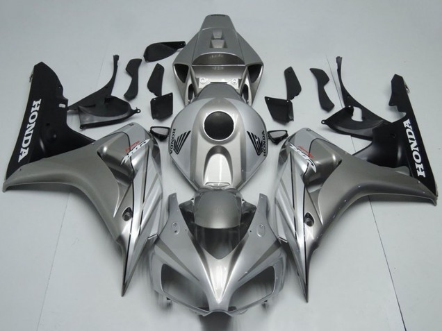 2006-2007 Silver Matte Black Honda CBR1000RR Motorcycle Fairing UK