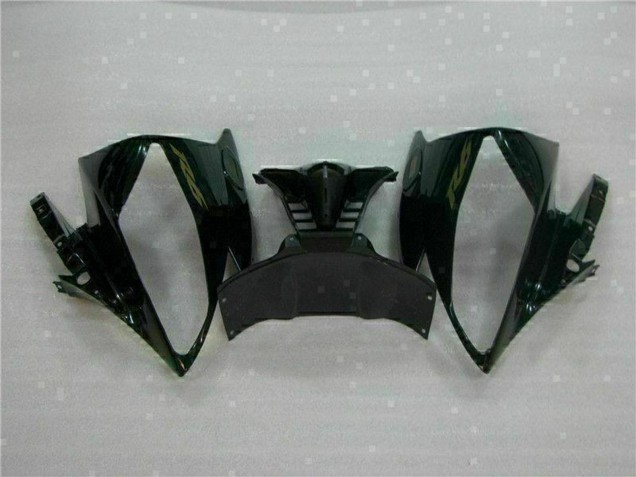 2006-2007 Glossy Black Matte Black Gold Decals Yamaha YZF R6 Motorcycle Fairings UK