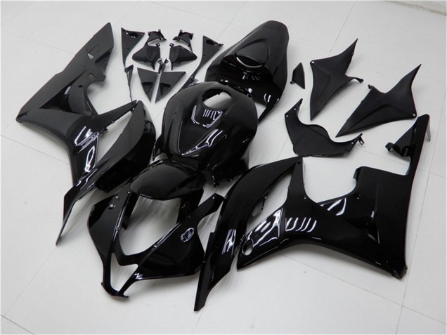2007-2008 Glossy Black Honda CBR600RR Motorcycle Fairings UK