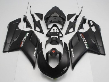 2007-2014 Matte Black Corse Ducati 848 Motorcycle Fairings UK