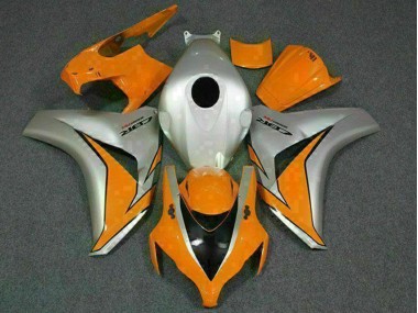 2008-2011 Silver Orange Honda CBR1000RR Motorcycle Fairings UK
