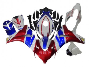 2008-2011 White Red Blue Honda CBR1000RR Motorcycle Fairings UK