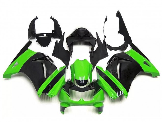 2008-2012 Green Black Kawasaki EX250 Motorcycle Fairing UK