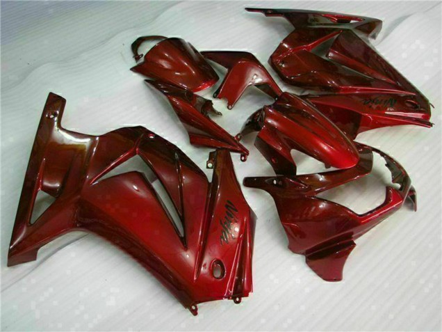 2008-2012 Maroon Red Kawasaki EX250 Motorcycle Fairings UK