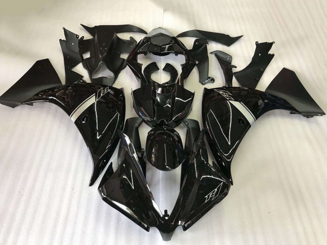2009-2011 Glossy Black Yamaha YZF R1 Motorcycle Fairings UK