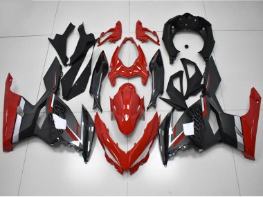 2018-2024 Red Grey Black Kawasaki EX400 Motorcycle Fairings UK