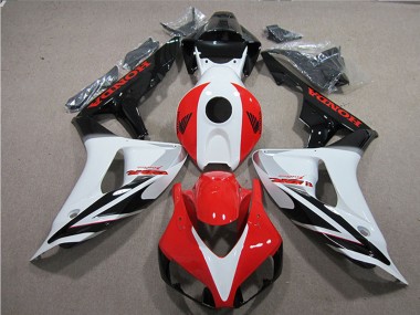 2006-2007 White Red Glossy Black Fireblade Honda CBR1000RR Motorcycle Fairings UK