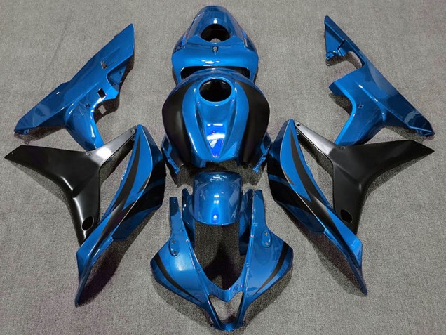 2007-2008 Sapphire Blue Black OEM Style Honda CBR600RR Motorcycle Fairings UK
