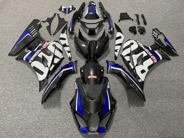 2017-2025 Carbon Fiber Style Blue Suzuki GSXR 1000 Motorcycle Fairings UK