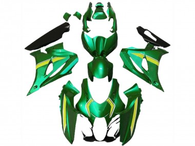 2017-2025 Green Yellow Style Suzuki GSXR 1000 Motorcycle Fairings UK