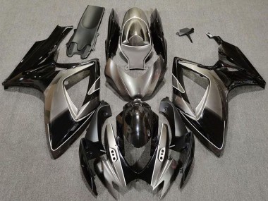 2006-2007 Dark Silver Glossy Black Suzuki GSXR 600 / GSXR 750 Motorcycle Fairings UK