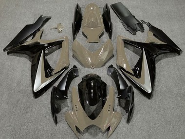 2006-2007 Desert Tan Silver Glossy Black OEM Style Suzuki GSXR 600 / GSXR 750 Motorcycle Fairings UK