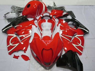 1997-2007 Red White Black Suzuki GSXR 1300 Motorcycle Fairings UK