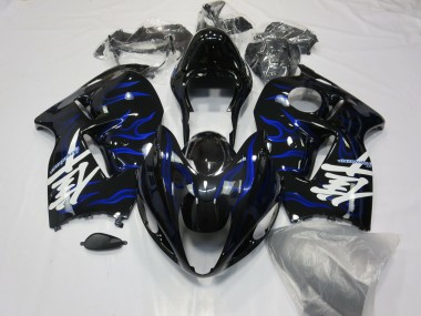 1997-2007 Blue Swirl Suzuki GSXR 1300 Motorcycle Fairings UK