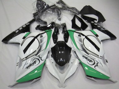 2013-2017 Glossy White Green Black Kawasaki Ninja 300 Motorcycle Fairings UK