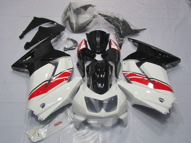 2008-2012 White Red Glossy Black Yama Style Kawasaki Ninja 250 Motorcycle Fairings UK