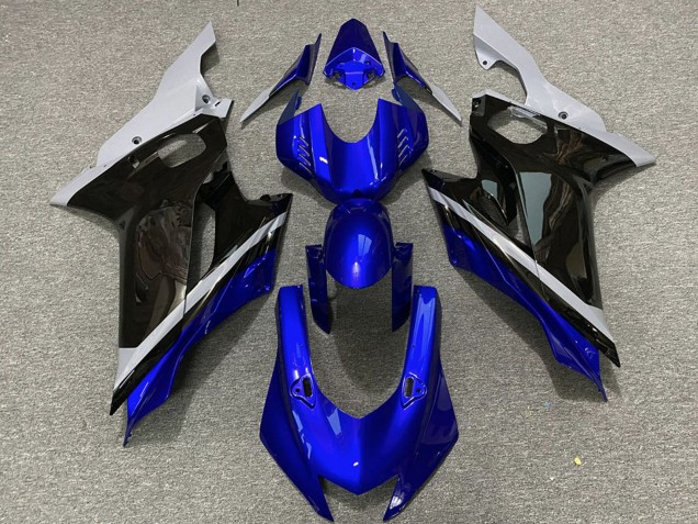 2017-2025 Grey Blue Glossy Black Yamaha R6 Motorcycle Fairings UK