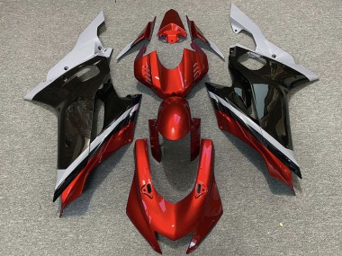 2017-2025 Grey Red Glossy Black Yamaha R6 Motorcycle Fairings UK