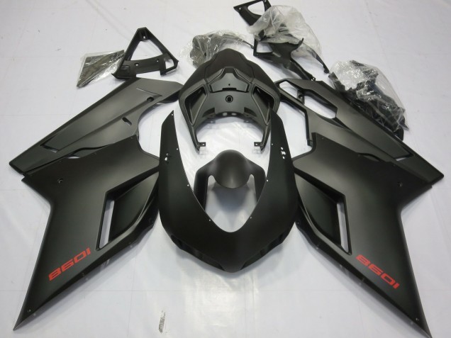 2007-2014 Matte Black Ducati 1098 Motorcycle Fairing UK