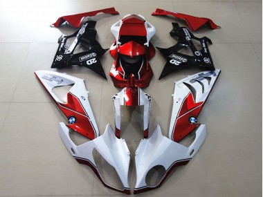 2009-2014 White Red Glossy Black BMW S1000RR Motorcycle Fairings UK