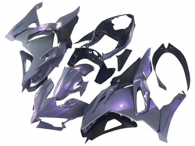 2024-2026 Chameleon Grey Dazz Pearl Purple Kawasaki Ninja 500 EX500R Motorcycle Fairings UK