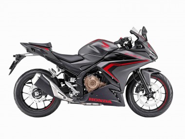 2022 Matte Black Red Honda CBR400R Motorcycle Fairings UK