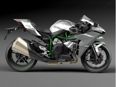 2015-2022 Silver Kawasaki Ninja H2 Motorcycle Fairings UK