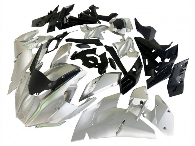 2015-2022 Silver Kawasaki Ninja H2 Motorcycle Fairings UK