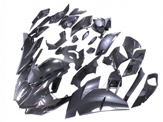 2015-2022 Black Carbon Fiber Kawasaki Ninja H2 Motorcycle Fairings UK