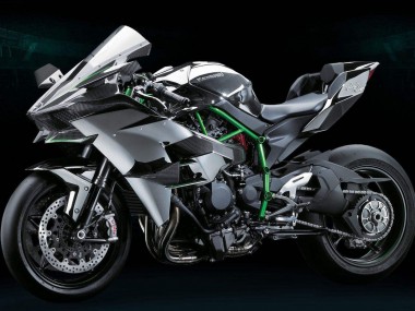 2015-2022 Grey Kawasaki Ninja H2 Motorcycle Fairing Kits UK