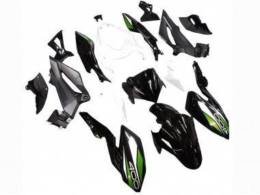 2018-2024 White Glossy Black Green Kawasaki Z400 Motorcycle Fairings UK