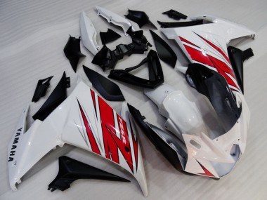 2009-2015 White Red Black Yamaha FZ6R Motorcycle Fairings UK