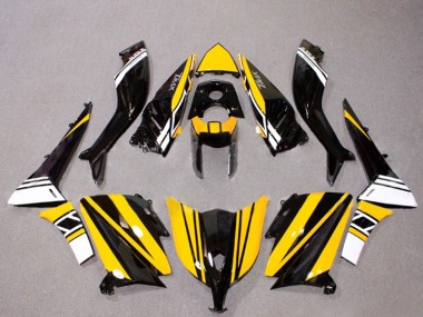 2012-2014 Glossy Black Yellow White Yamaha TMAX530 Motorcycle Fairings UK