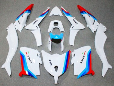2012-2014 White Red Blue Yamaha TMAX530 Motorcycle Fairings UK