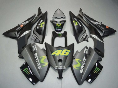 2012-2014 Matte Black MoviStar ENEOS Yamalube Monster 46 Yamaha TMAX530 Motorcycle Fairings UK